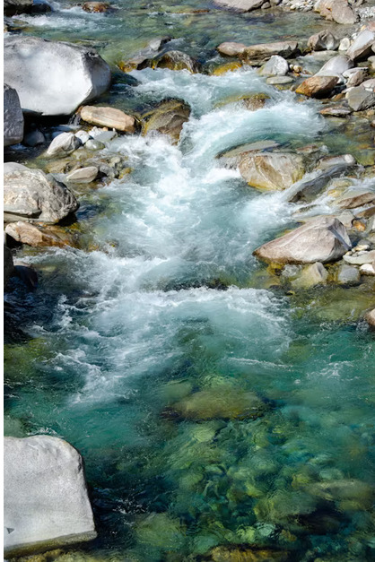 Mountain spring water